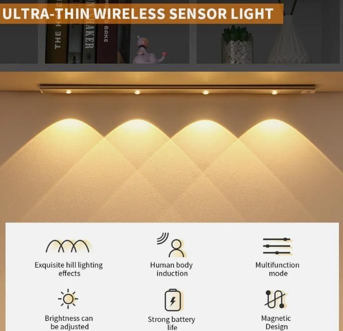 Motion-Activated Rechargeable Wireless Light